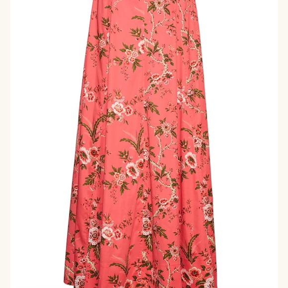 Floral Maxi Skirt - Pink